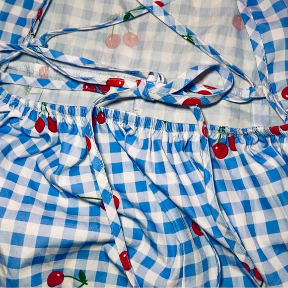 NWOT SHEIN Cherries Backless Romper - Picture 4 of 5